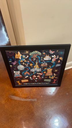 Disney Puzzle Framed. 27x27