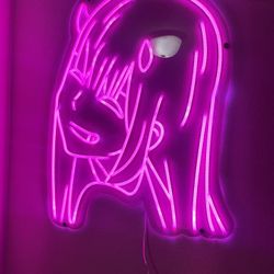 Neon anime Wall Art 