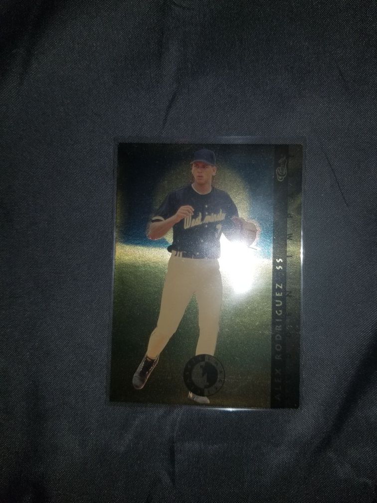 Alex Rodriguez baseball card