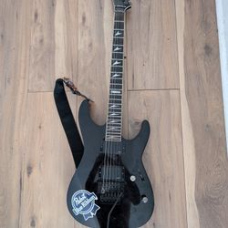 ESP M-400 Gloss Black Solid Body Electric Guitar