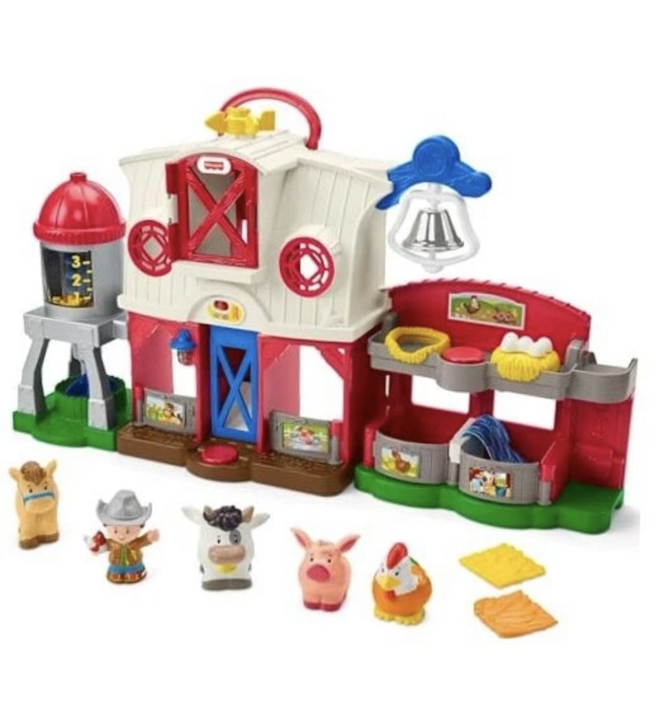 Fisher Price Little People Caring For Animals Farm Playset NIB