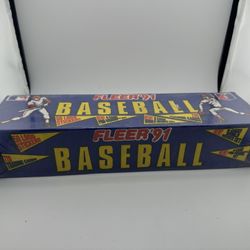 Vintage Fleer '91 Baseball MLB 720 Trading Cards, Sealed