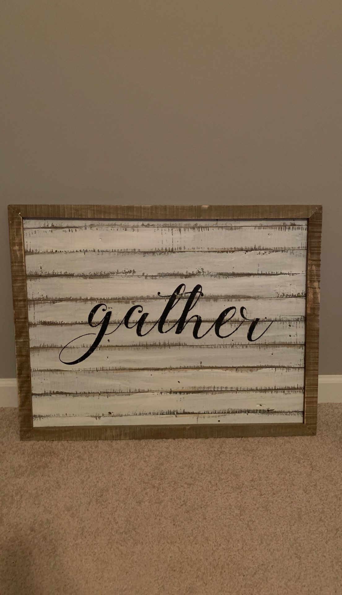 Decorative wall sign