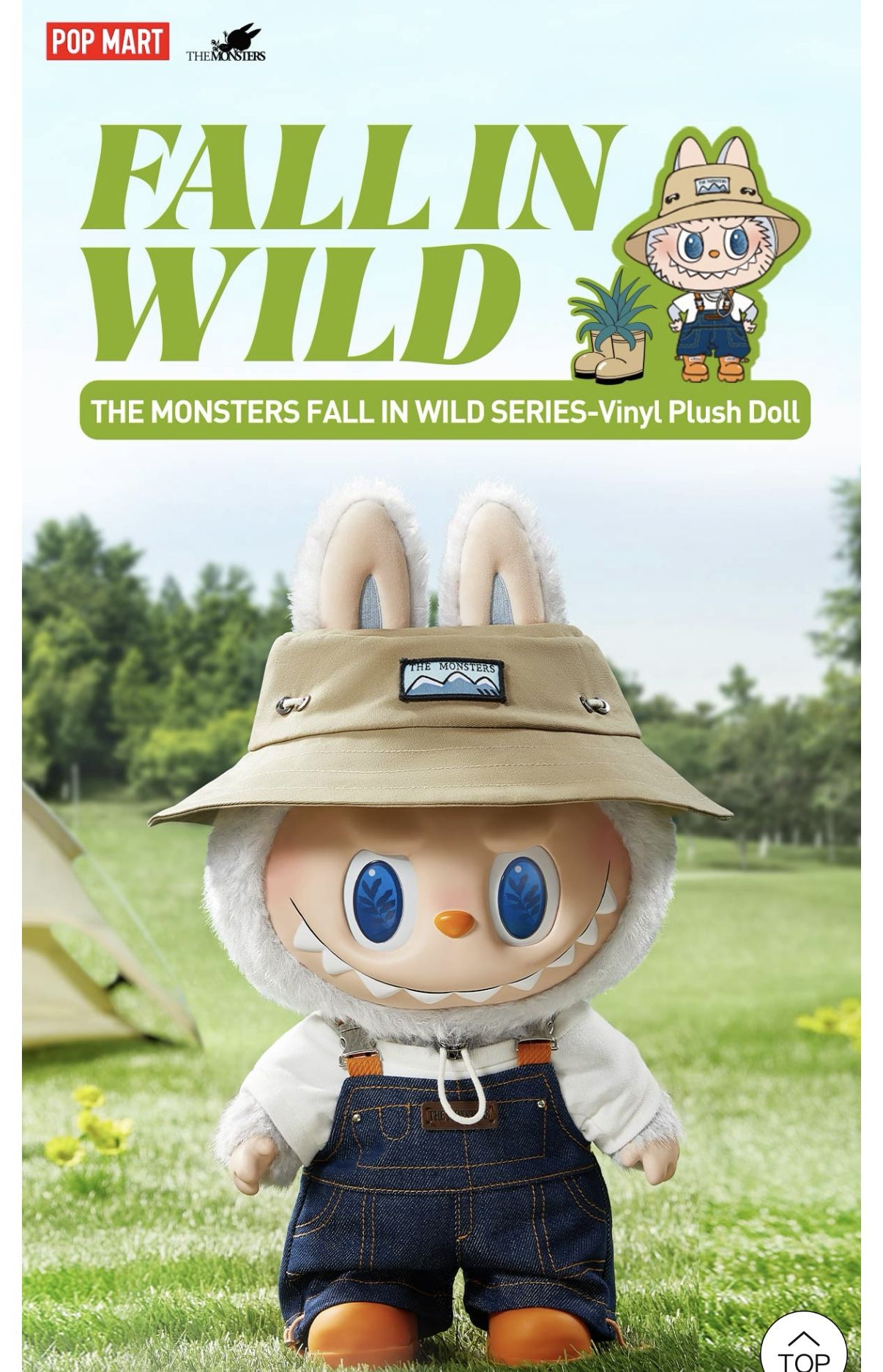 The Monsters Fall in Wild Series - Vinyl Plush Doll - REAL Labubu