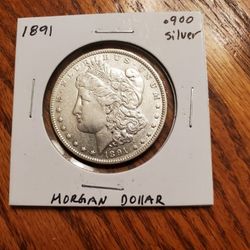 Morgan dollar coins