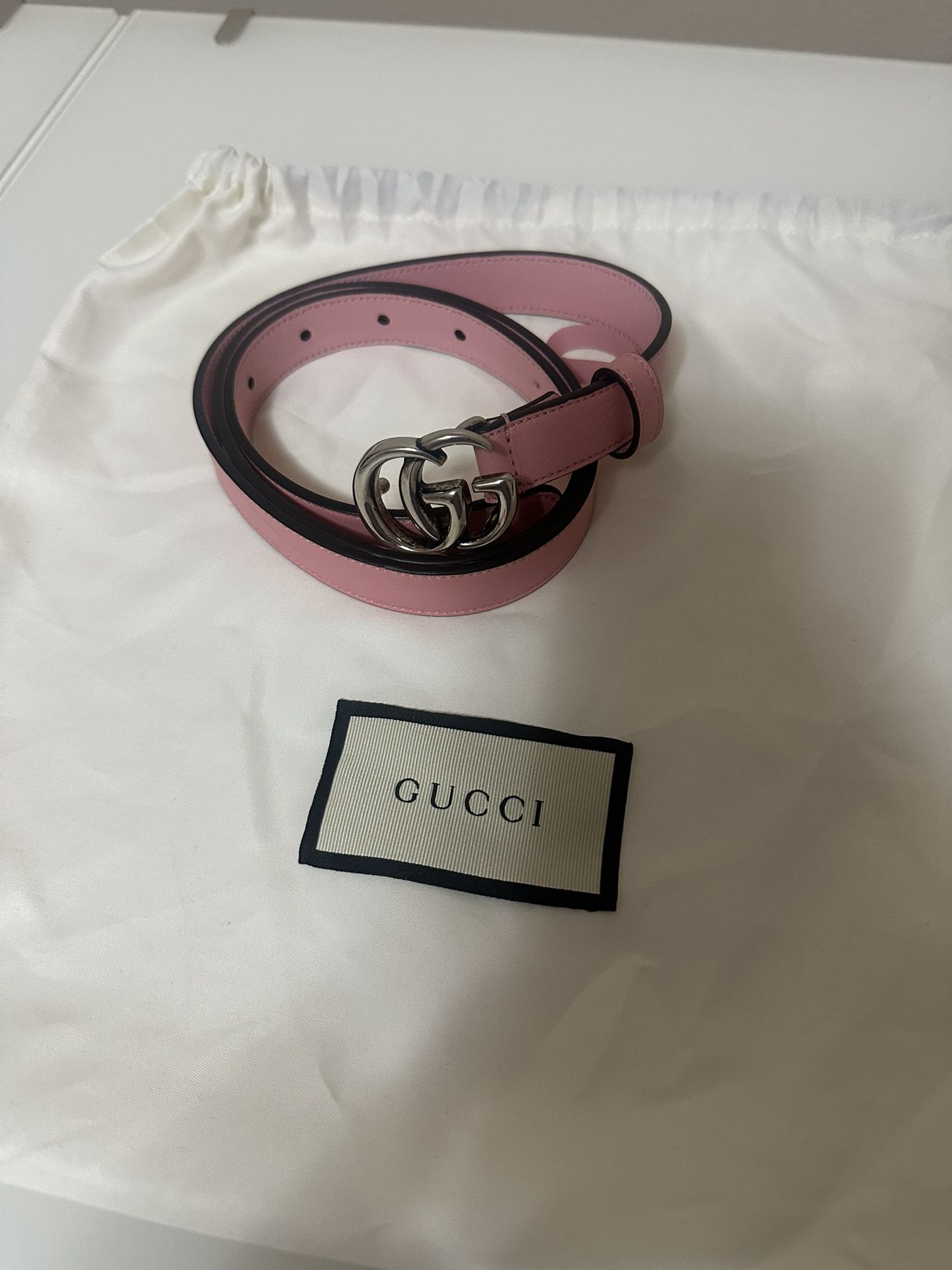 Pink Gucci Belt