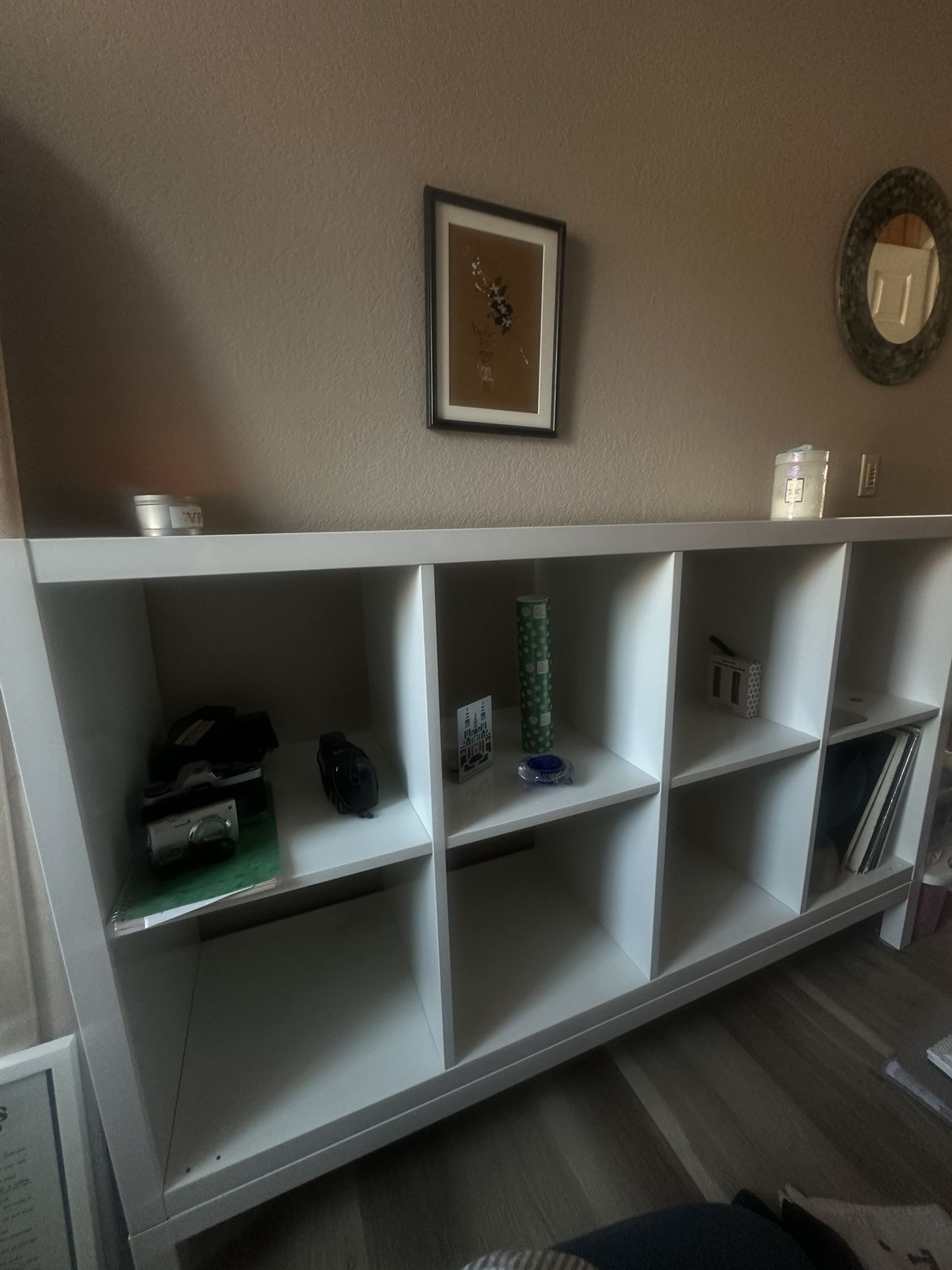 8 Cube Shelving Unit / Open Dresser