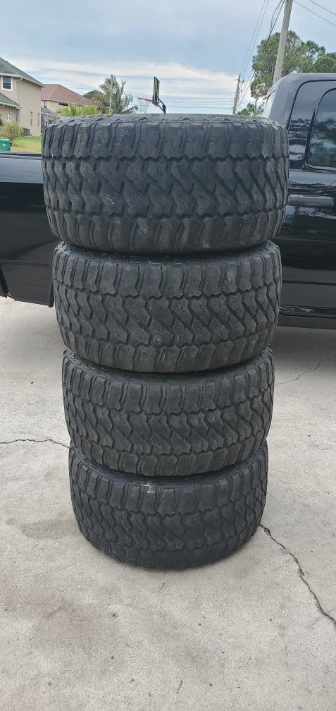 (4) 33x14.50r24 Fury A/T Tires 33 Inch 24 AT