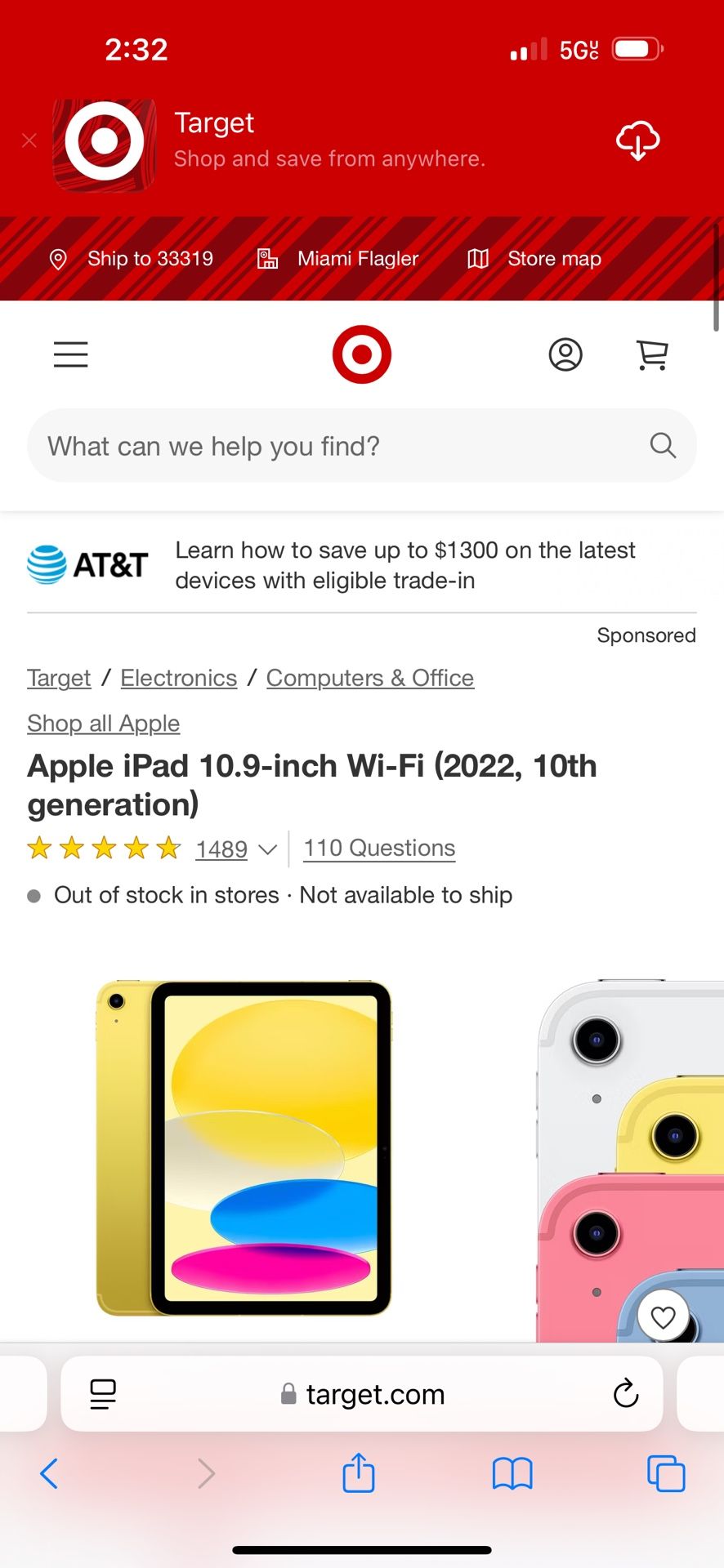 APPLE IPAD 10GEN 64GB