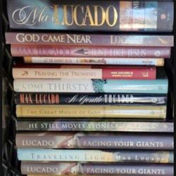 (44) Max Lucado Books $7 Each, See 2 Pics