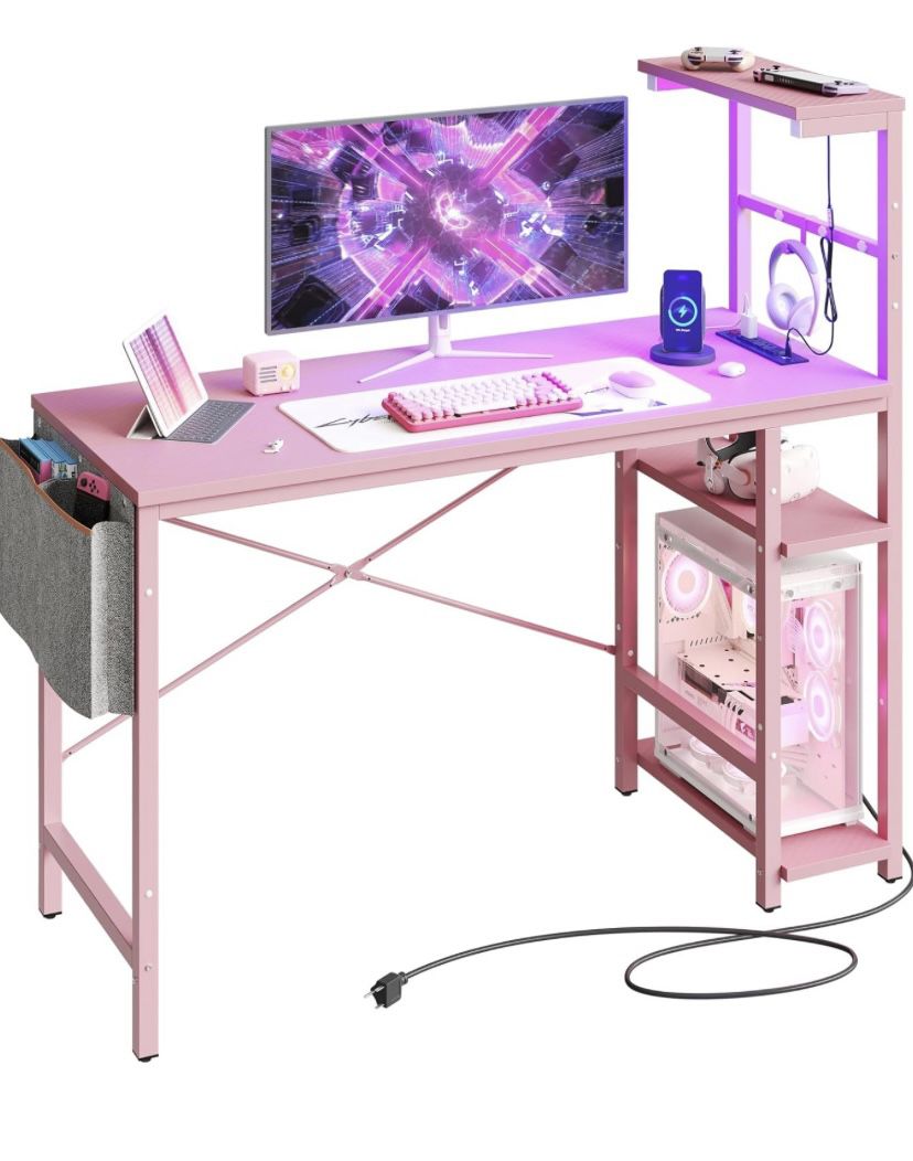 New!! Gaming Desk/ Computer Desk With LED Lights