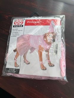 Halloween Dog Costume Pink Princess Large Dog