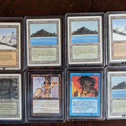 MTG Magic The Gathering Revised Dual Lands Lion's Eye Diamond Force of Will Cards