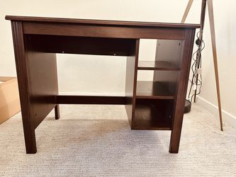 BRUSALI Desk, brown, 35 3/8x20 1/2 - IKEA
