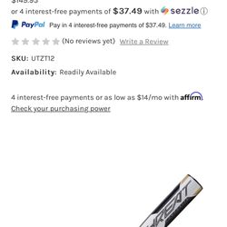 Rawlings Threat Composite 27” -12 USSSA