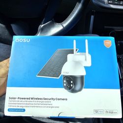Solar-Powered Wireless Security Camera