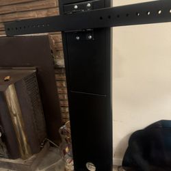 Tv Stand With 2 Glasses Shelves