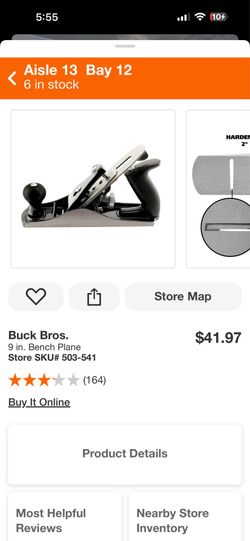 Buck. Bros. 9 in Planer new