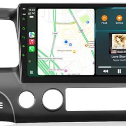 Car Stereo Radio for Honda Civic 2006 2007 2008 2009 2010 2011 with Wireless Carplay & Android Auto