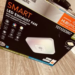 Smart Hub LED Exhaust Fan Blue Tooth Speaker 