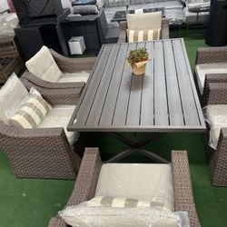 Brand New Patio Table Set In Box 