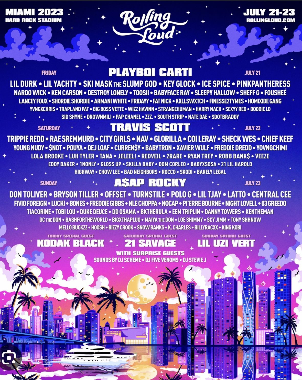 Rolling Loud Miami Super VIP + Open Bar Tickets