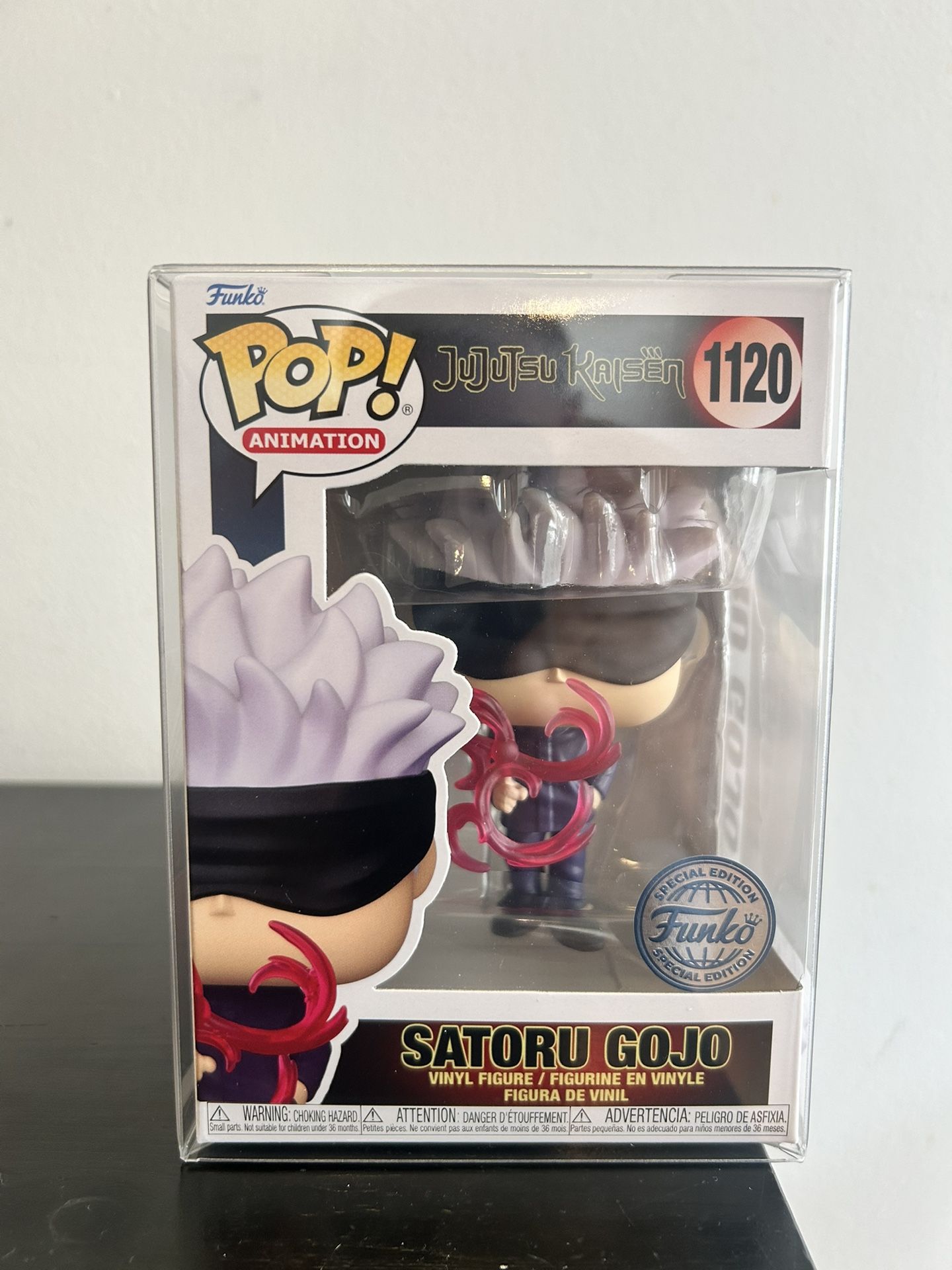 Funko Pop! Satoru Gojo #1120 Special Edition/ Pop Protector