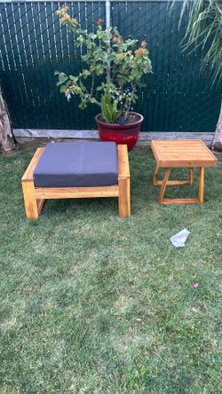 Patio setup