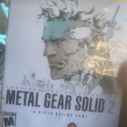 Ps2 Metal Gear Solid 2 Game