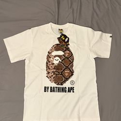 A Bathing Ape Snake by Bathing Ape Tee Shirt (Medium)