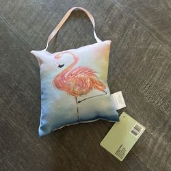 Flamingo pillow new