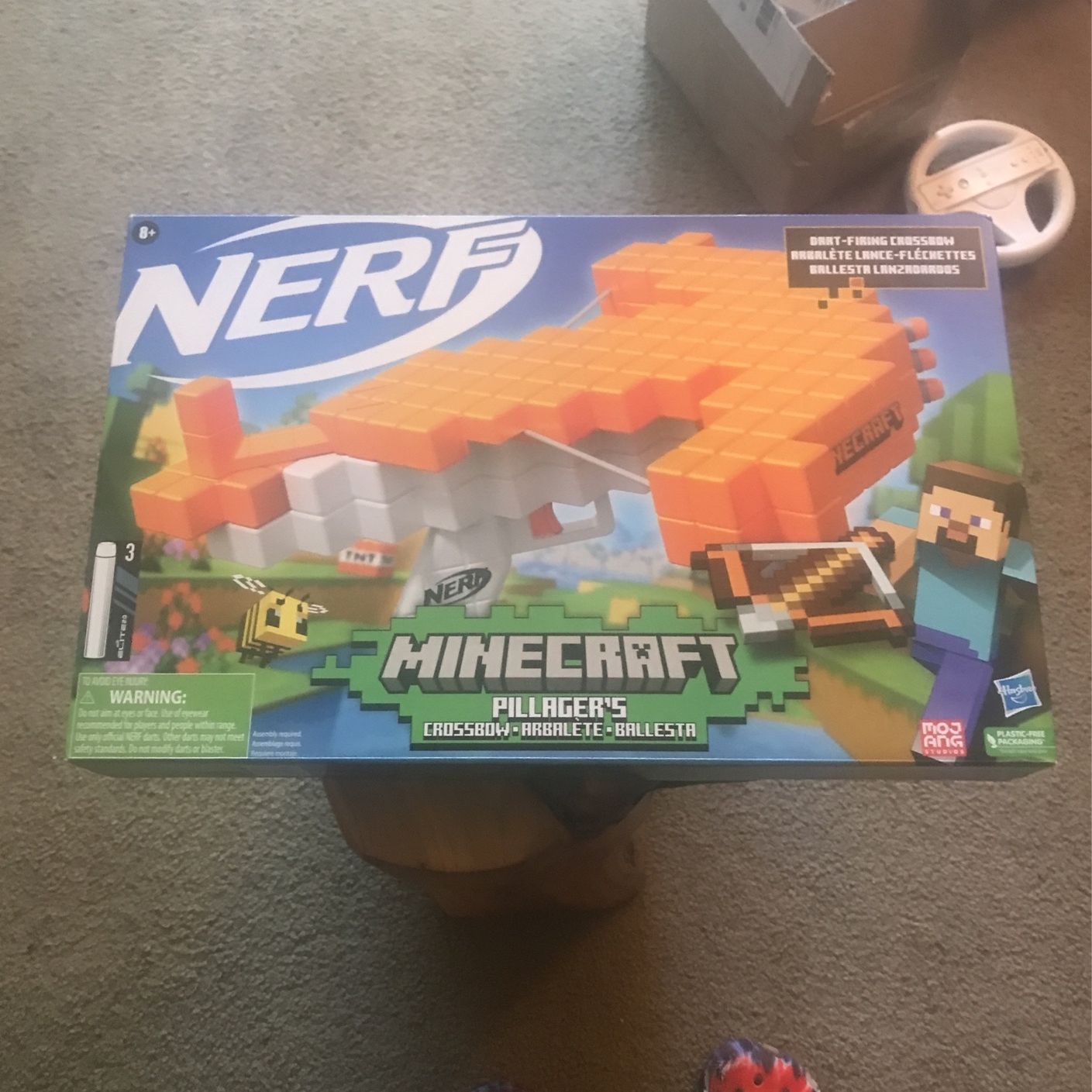 Minecraft Nerf Crossbow NIB - Unopened 