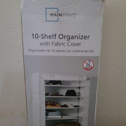 10 - Shelf Organizer With Fabric Cover