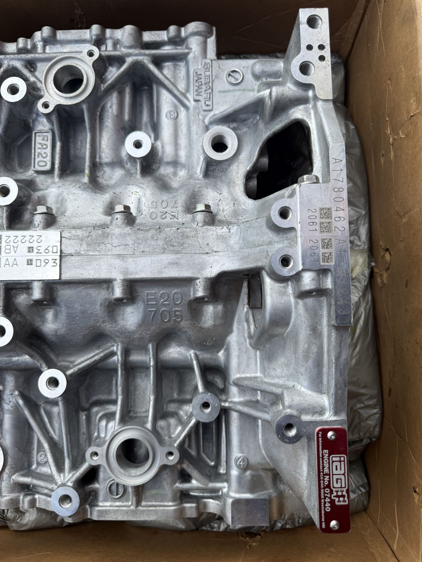 IAG 600 Short Block For 2015-2021 Subaru Wrx Fa20dit