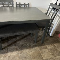Grey Dinning Table 