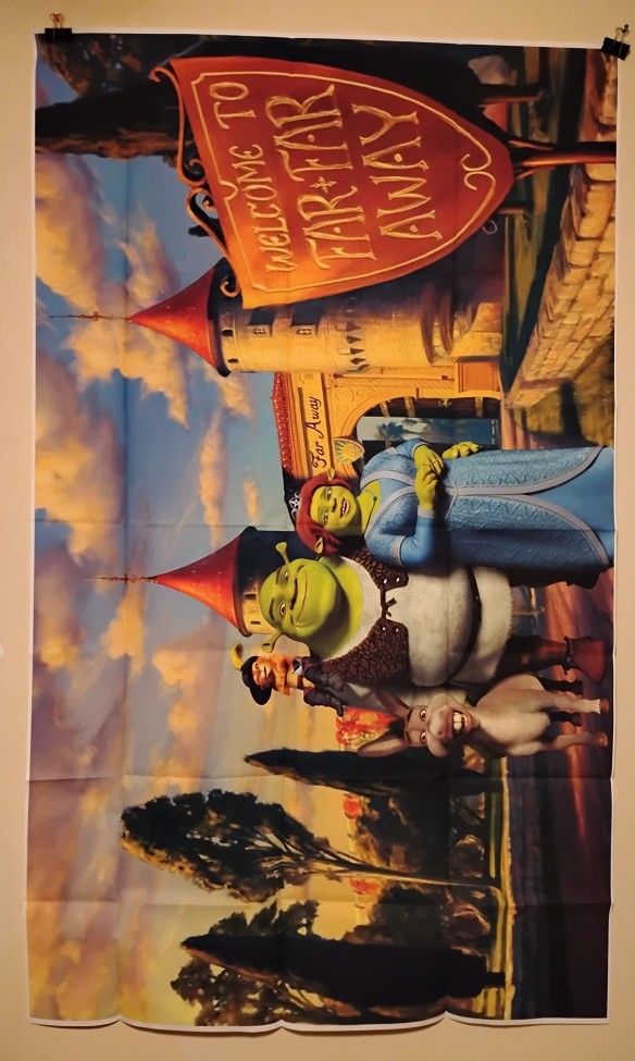 Shrek Banner 3 x 5 Ft NEW