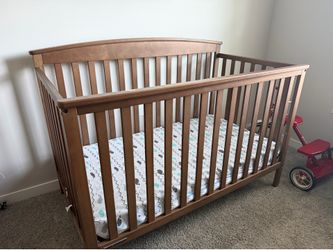 Crib and mattress