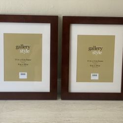 New Wood Photo Frames, Gallery Style, 11x14 Or 8x10, Solid Wood, $15 Each Or Both For $25