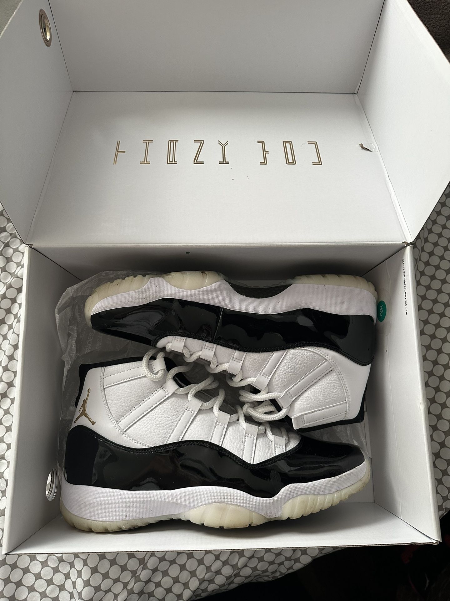Jordan 11 DMP Gratitude size 12