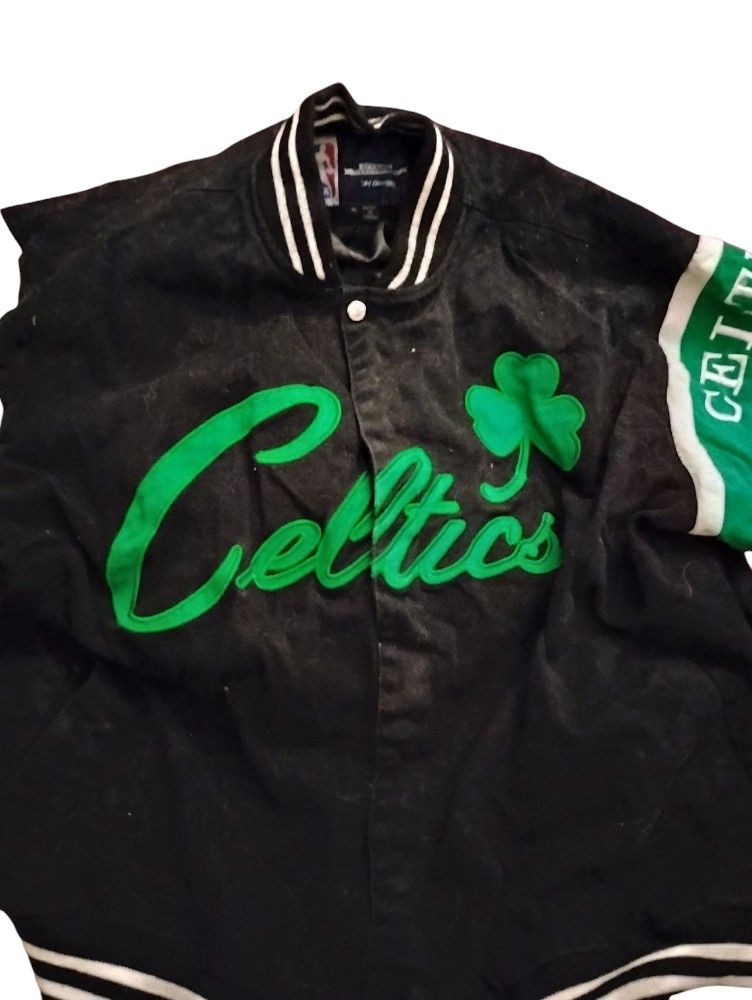Vintage Boston Celtics Bomber Jacket