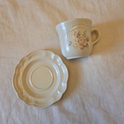 Vintage Pfaltzgraff Tea Rose Set