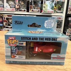 BITTY Stitch & Big One Funko Pop RIDES Movies Animation Disney Lilo Rocket Ship