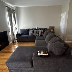 Stylish 3-Piece Sectional Sofa – Comfortable & Spacious Seating for Your Home!