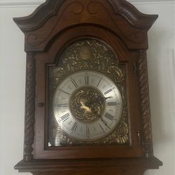 Rare Vintage "Colonia" Sallander Wall Clock - West German Hermle Movement