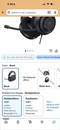 Turtle Beach Atlas 200 Wired Multiplatform Gaming Headset for Xbox, PlayStation, PC w/ 3.5mm Wired Connection - 50mm Nanoclear Drivers, Flip-to-Mute M