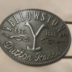 Yellowstone Park. Dutton Ranch Belt Buckle. 