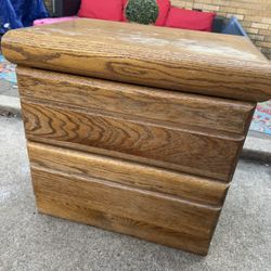 Oak Nightstand 