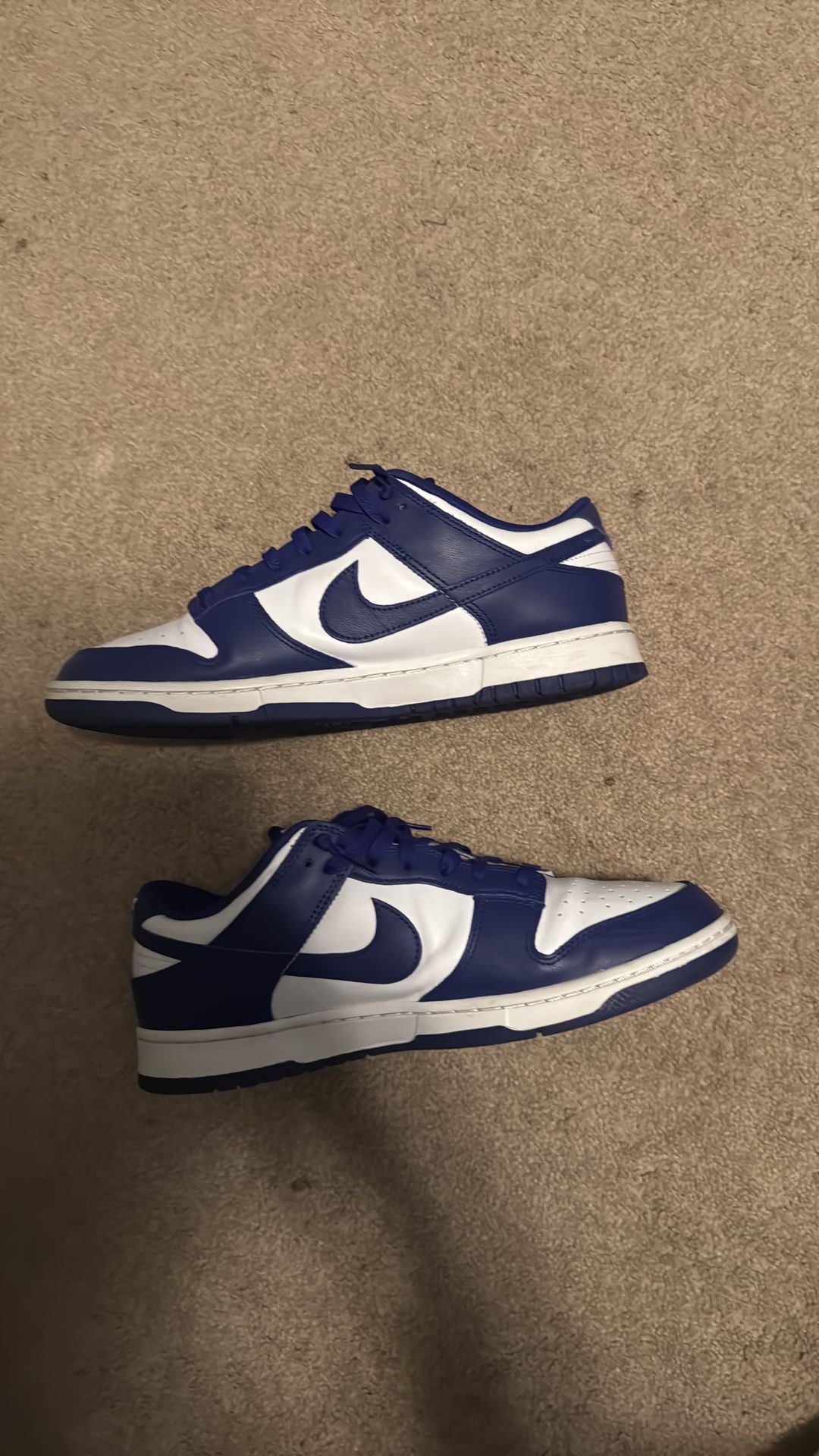 Men’s Nike dunk concord blue size 12