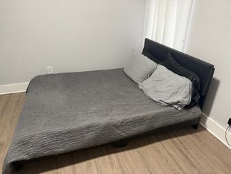 Full mattress and bed frame