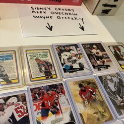 Gretzky, Ovechkin, Crosby and mixed Hockey Cards Lot